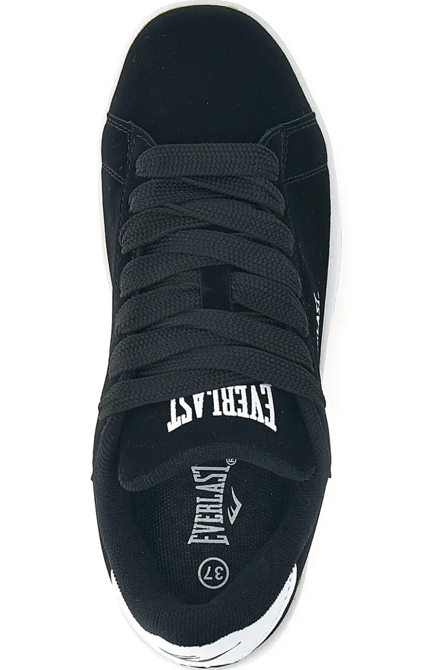 Sneakers nere con effetto velluto e profilo bianco Everlast EV087