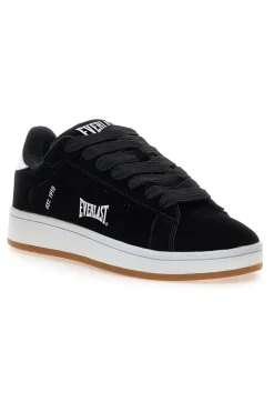 Sneakers nere con effetto velluto e profilo bianco Everlast EV087