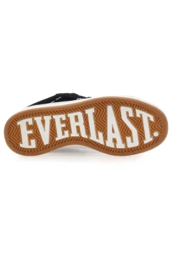 Sneakers nere con effetto velluto e profilo bianco Everlast EV087