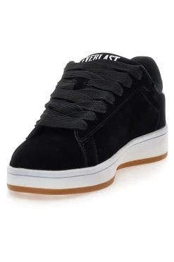 Sneakers nere con effetto velluto e profilo bianco Everlast EV087