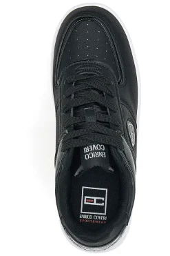 Sneakers Nere Con Flatform Coveri Amber Microfiber Metal