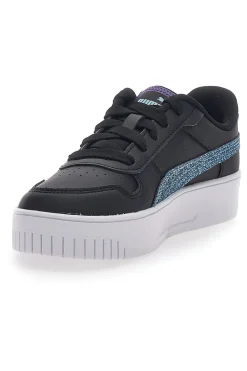 Sneakers Nere con Glitter Puma Carina Street Deep Diva PS
