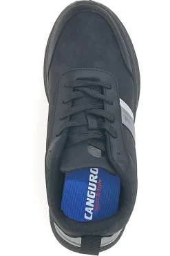 Sneakers nere con inserti grigi e suola flessibile Canguro CA1241