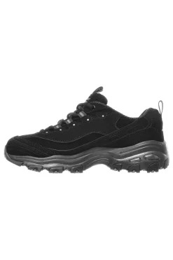 Sneakers nere con inserti in pelle e Memory Foam Skechers D'Lites Play On