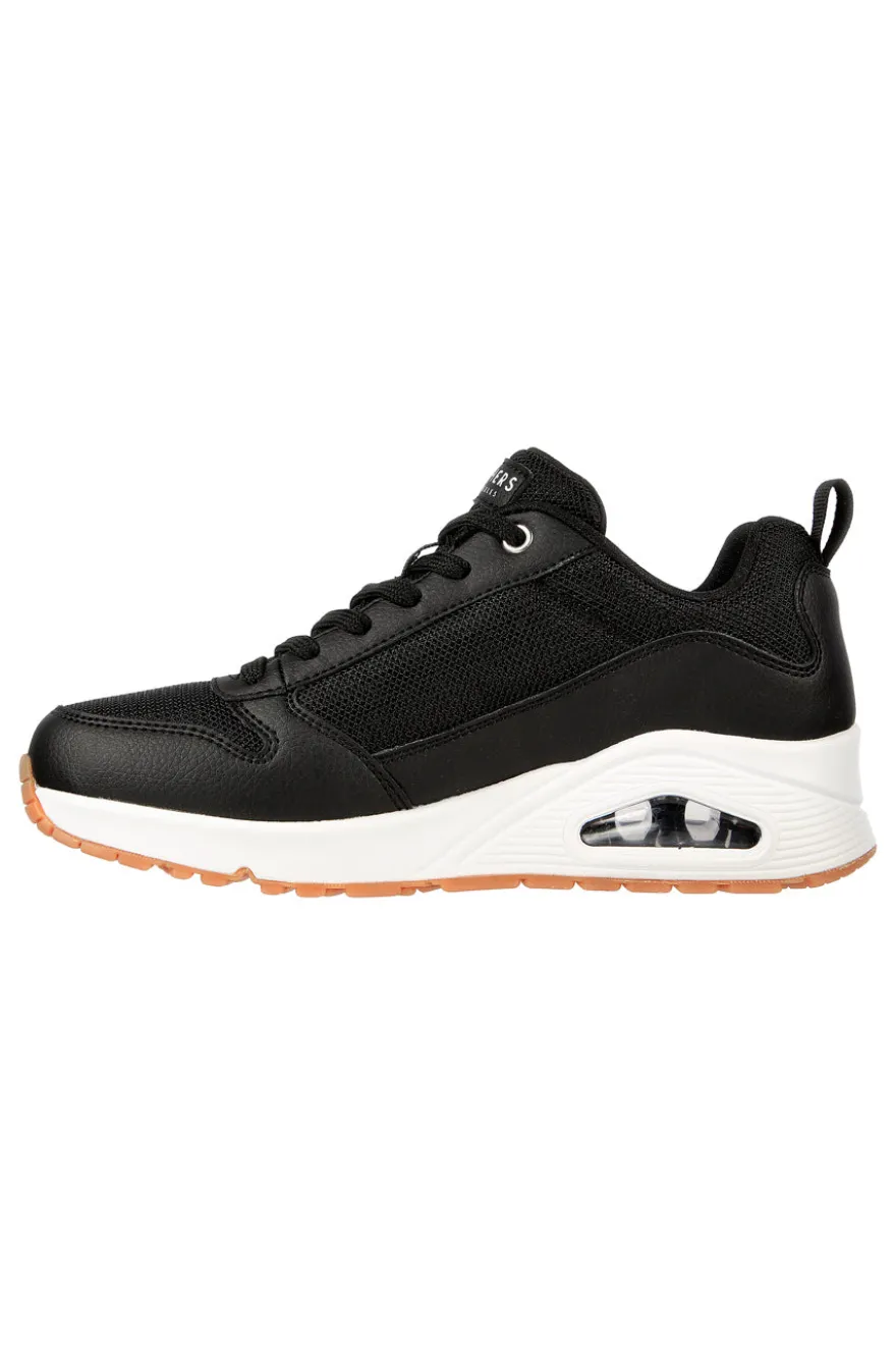 Sneakers nere con inserti in mesh e cuscinetto ad aria Skechers UNO Inside Matters