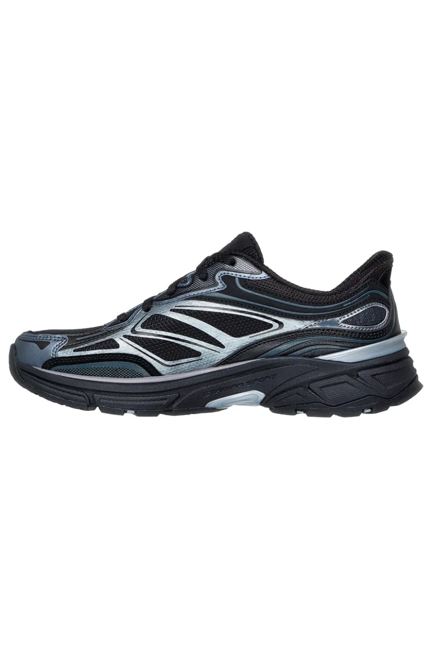 Sneakers nere con inserti silver Skechers Stamina Sport Slip-ins