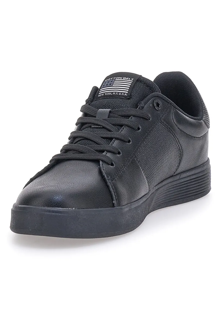 Sneakers Nere con Lacci COTTON BELT CBM424A54