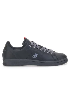 Sneakers Nere con Lacci e Logo Grigi U.S. POLO CLUB BOUGIE LTX