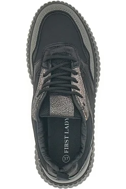 Sneakers Nere con Lacci FIRST LADY 012