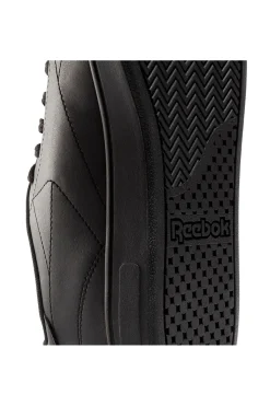 Sneakers Nere con Loghi Bianchi Reebok Court Clean