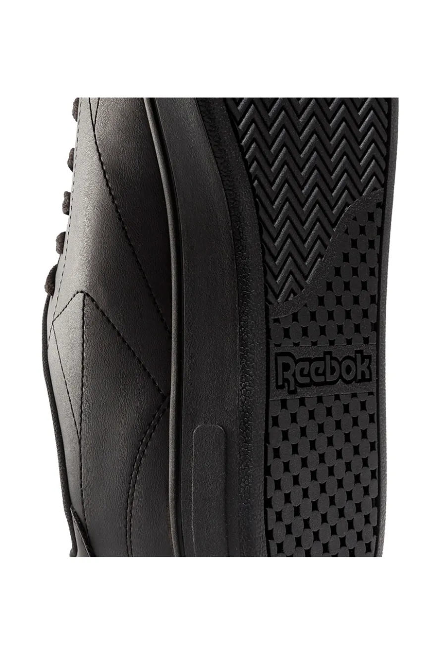 Sneakers Nere con Loghi Bianchi Reebok Court Clean