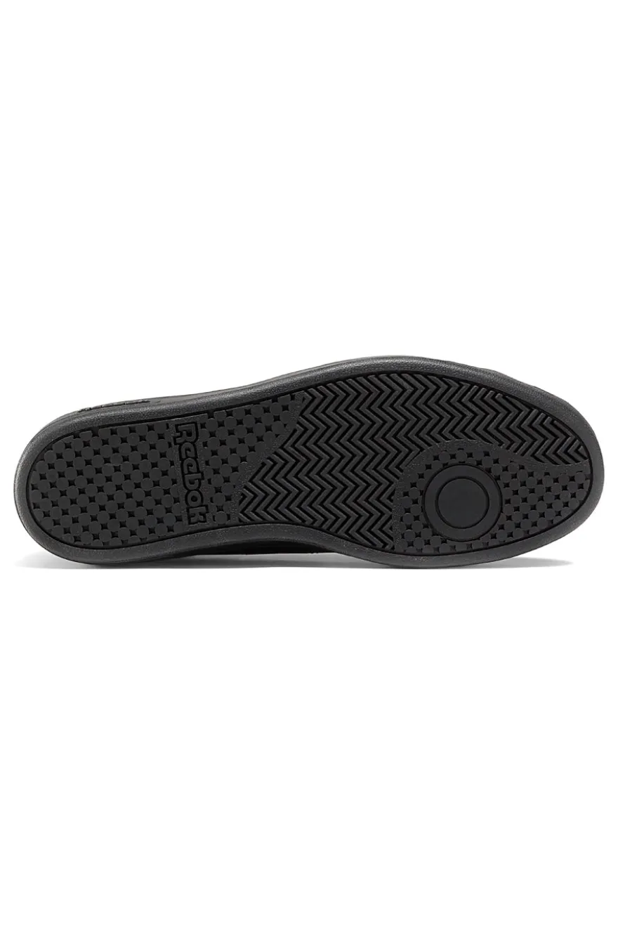 Sneakers Nere con Loghi Bianchi Reebok Court Clean