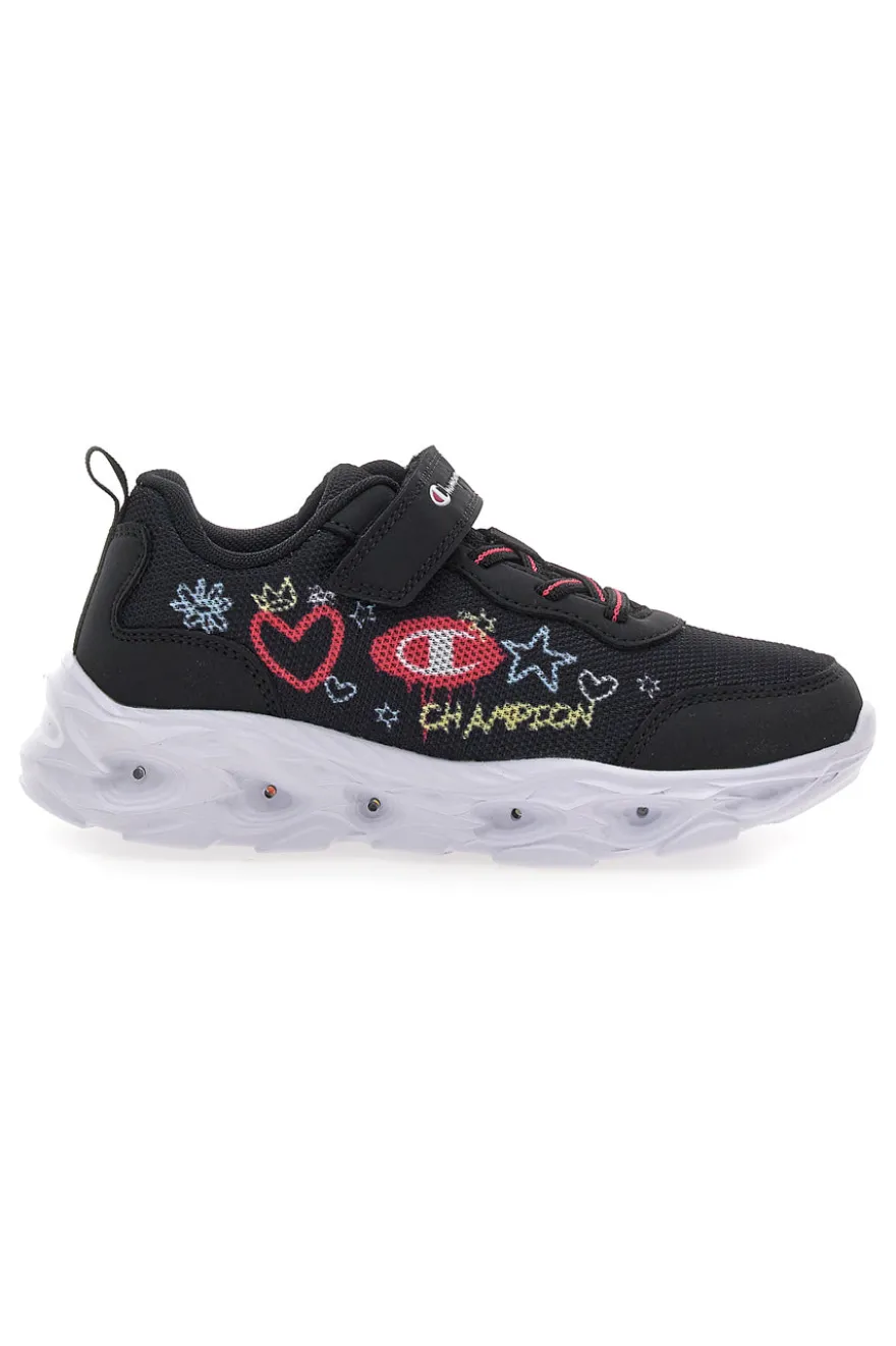 Sneakers nere con luci Champion Funfair Print G PS Low Cut Shoe