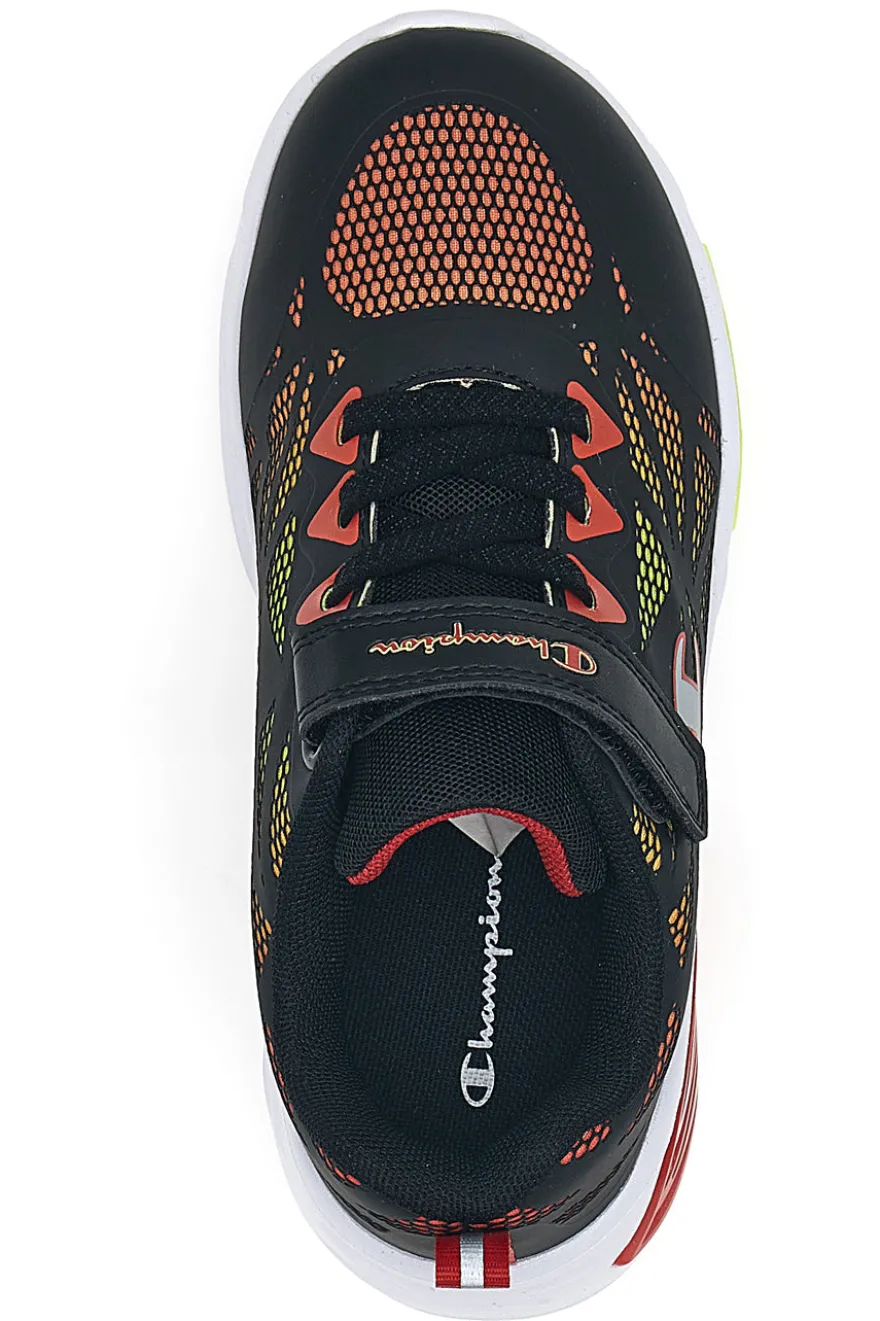 Sneakers nere con luci colorate e chiusura a strappo Champion Wave Tri B PS