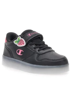 Sneakers nere con luci e dettagli rosa Champion GLW G PS