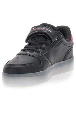 Sneakers nere con luci e dettagli rosa Champion GLW G PS