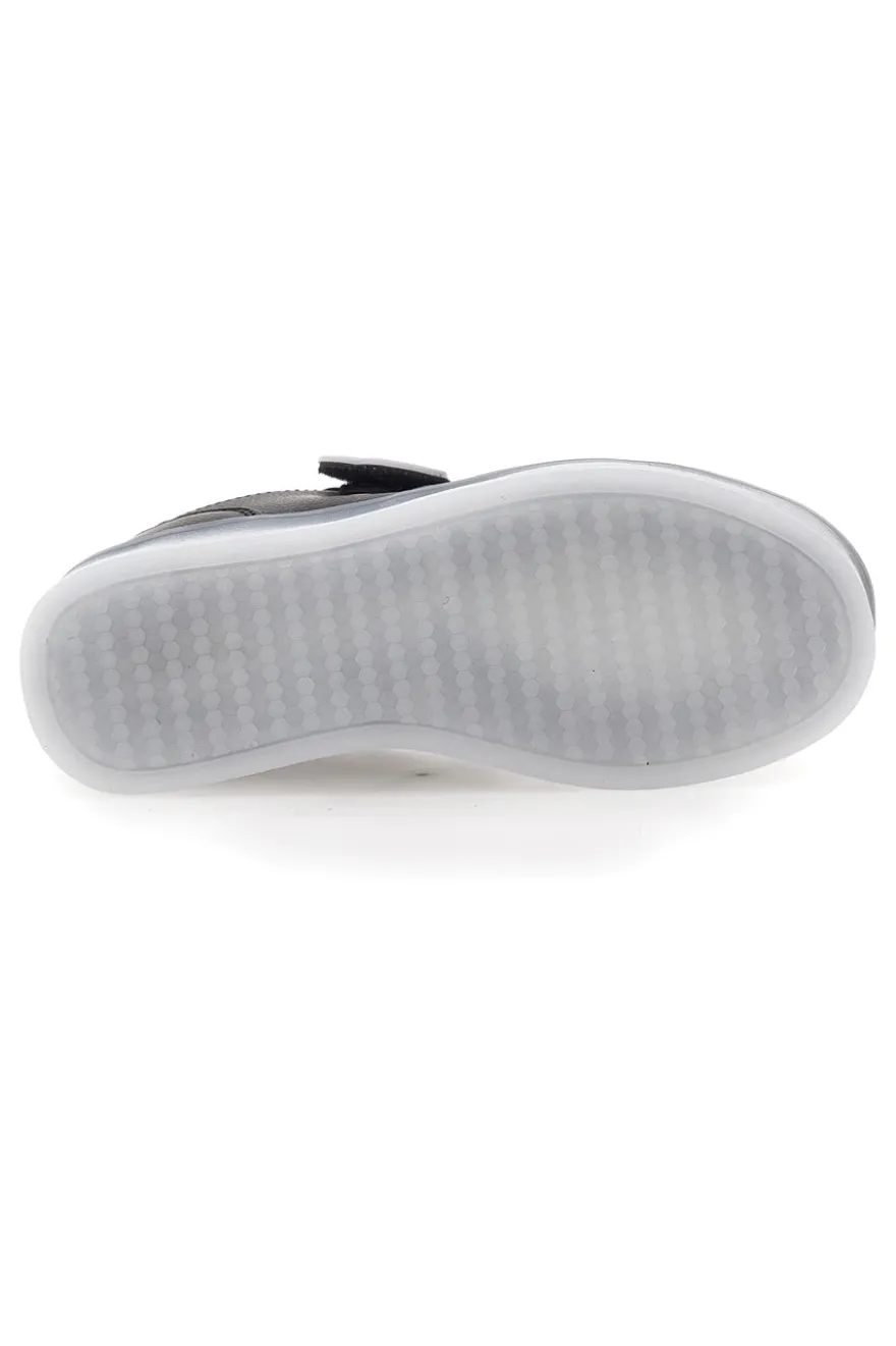 Sneakers nere con luci e dettagli rosa Champion GLW G PS