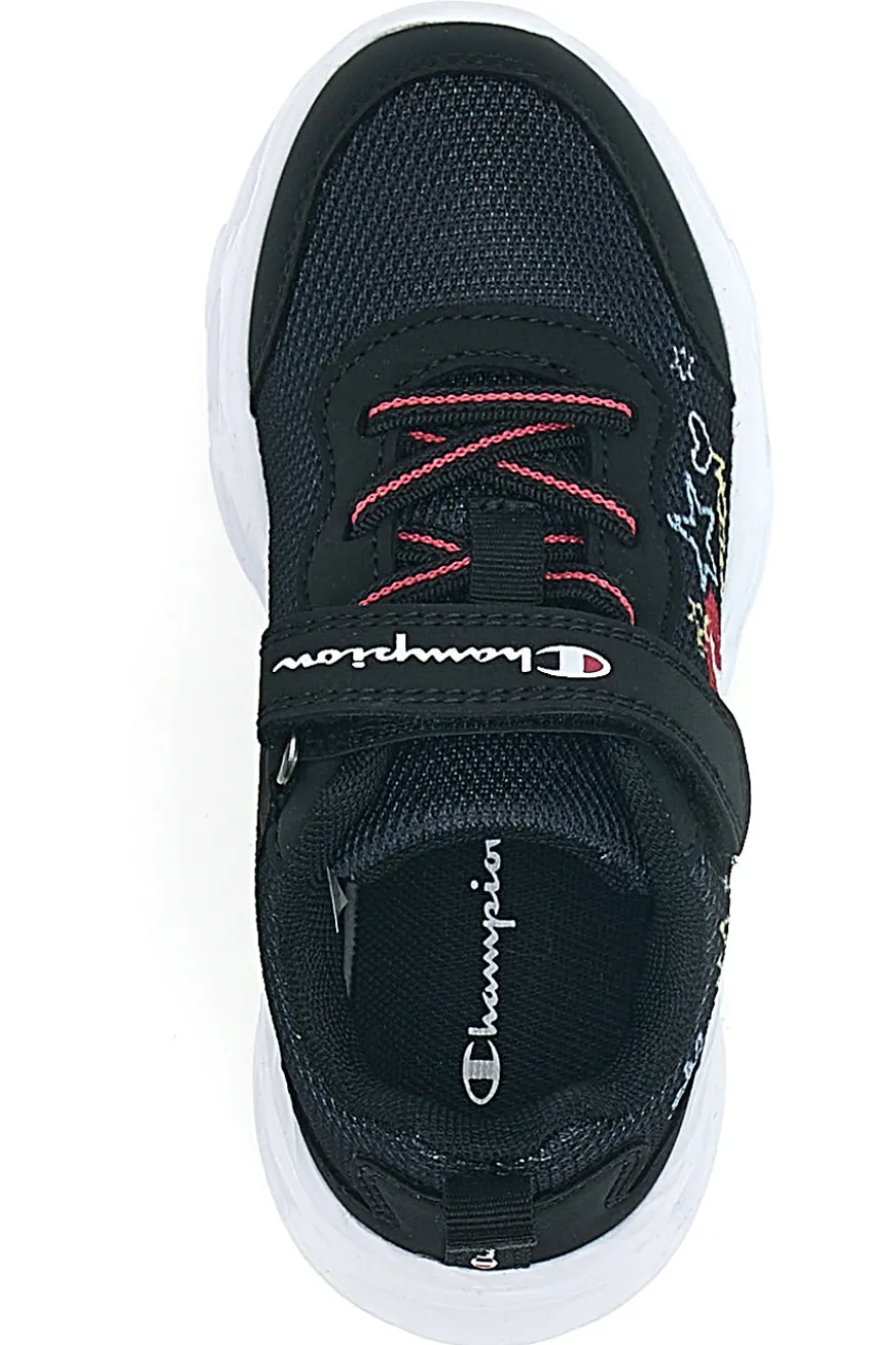 Sneakers nere con luci e stampa colorata Champion Funfair Print G TD Low Cut Shoe
