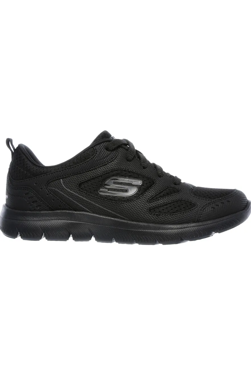 Sneakers Nere Con Memory Foam SKECHERS Summits - Suited