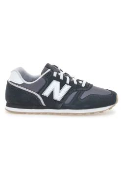 Sneakers Nere Con Pelle Scamosciata New Balance 373