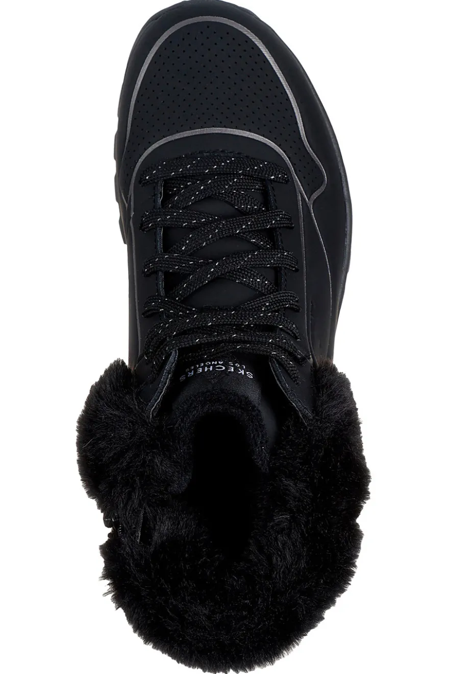 Sneakers nere con pelliccia e dettagli shimmer Skechers UNO RUGGED FALL SHIMMER