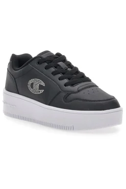 Sneakers Nere Con Platform Nero CHAMPION RD18 PLATFORM GLITTER G GS