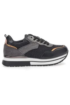 Sneakers Nere Con Platform Miss Pappalea 23011