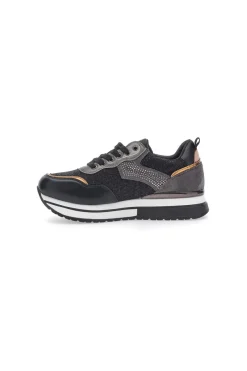 Sneakers Nere Con Platform Miss Pappalea 23011