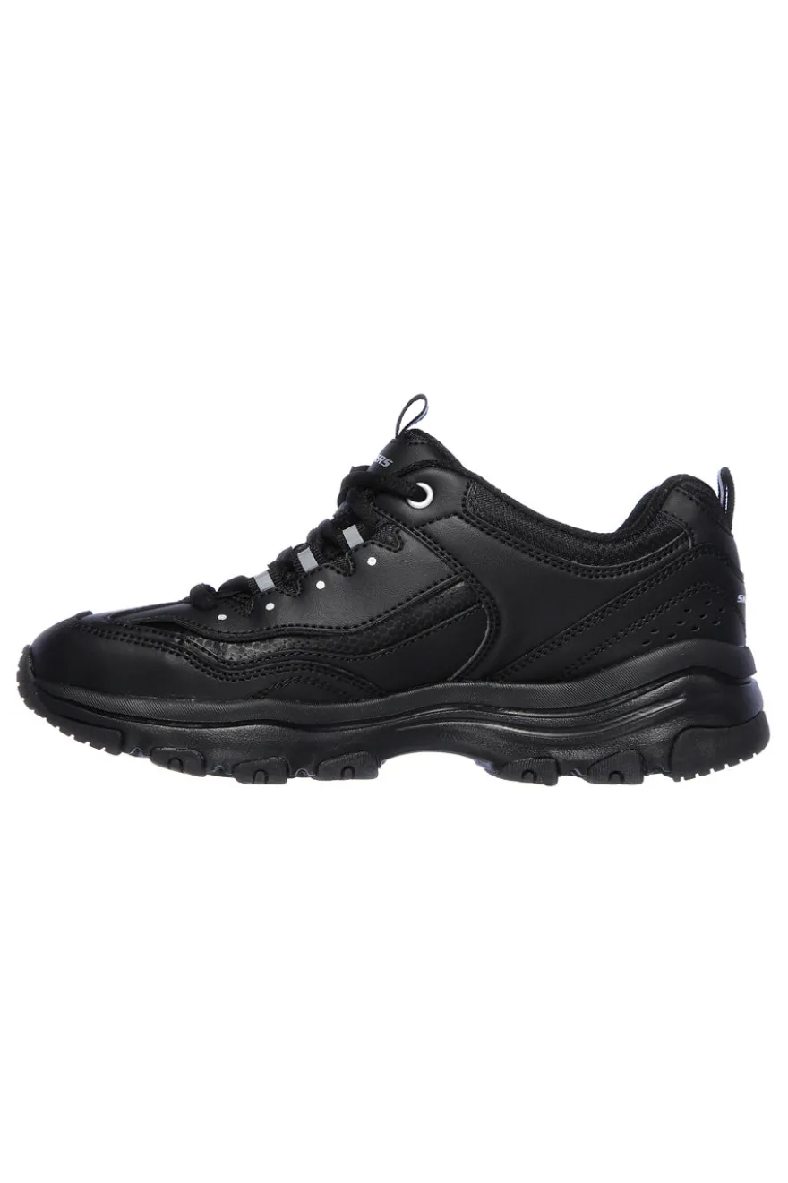 Sneakers Nere con Soletta Memory Foam Skechers Iconic