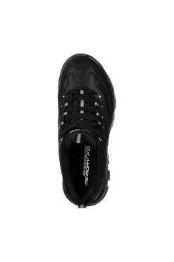 Sneakers Nere con Soletta Memory Foam Skechers Iconic