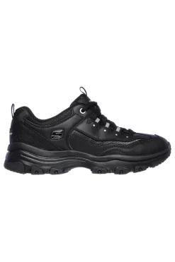 Sneakers Nere con Soletta Memory Foam Skechers Iconic