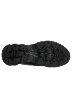 Sneakers Nere con Soletta Memory Foam Skechers Iconic