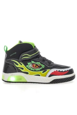 Sneakers nere con stampa colorata e Luci Pitt Kids K211020