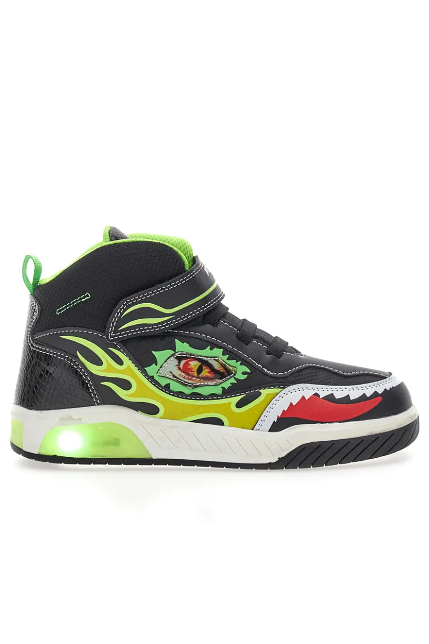 Sneakers nere con stampa colorata e Luci Pitt Kids K211020