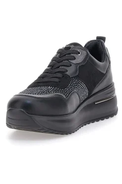 Sneakers Nere con Strass Inblu IN397014