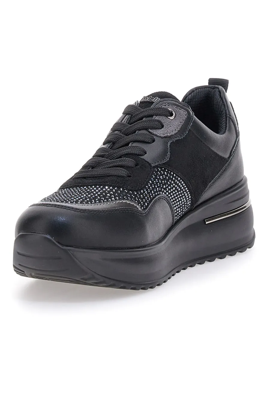 Sneakers Nere con Strass Inblu IN397014