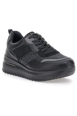 Sneakers Nere con Strass Inblu IN397014