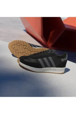 Sneakers nere con strisce grigie e suola ammortizzata Adidas Run 70s 2