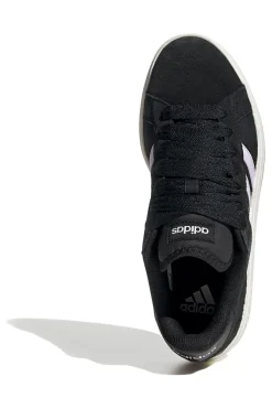 Sneakers nere con strisce lilla in suede Adidas Grand Court Base 00s