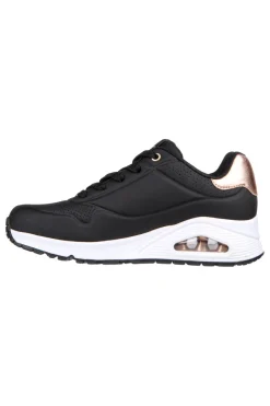 Sneakers nere con suola bianca e dettagli oro Skechers Uno Golden Air