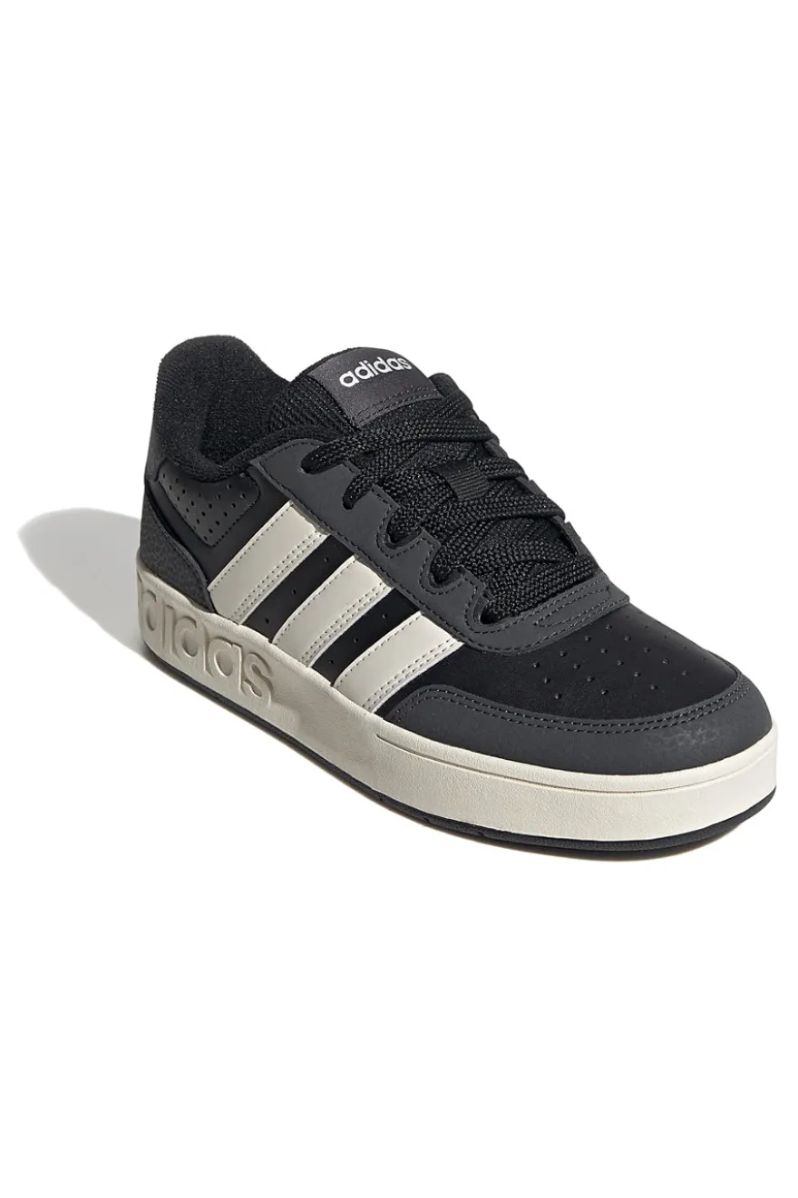 Sneakers nere con suola bianca e strisce Adidas Breakbase J