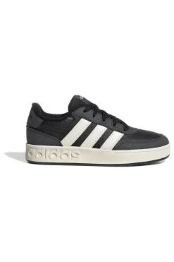 Sneakers nere con suola bianca e strisce Adidas Breakbase J
