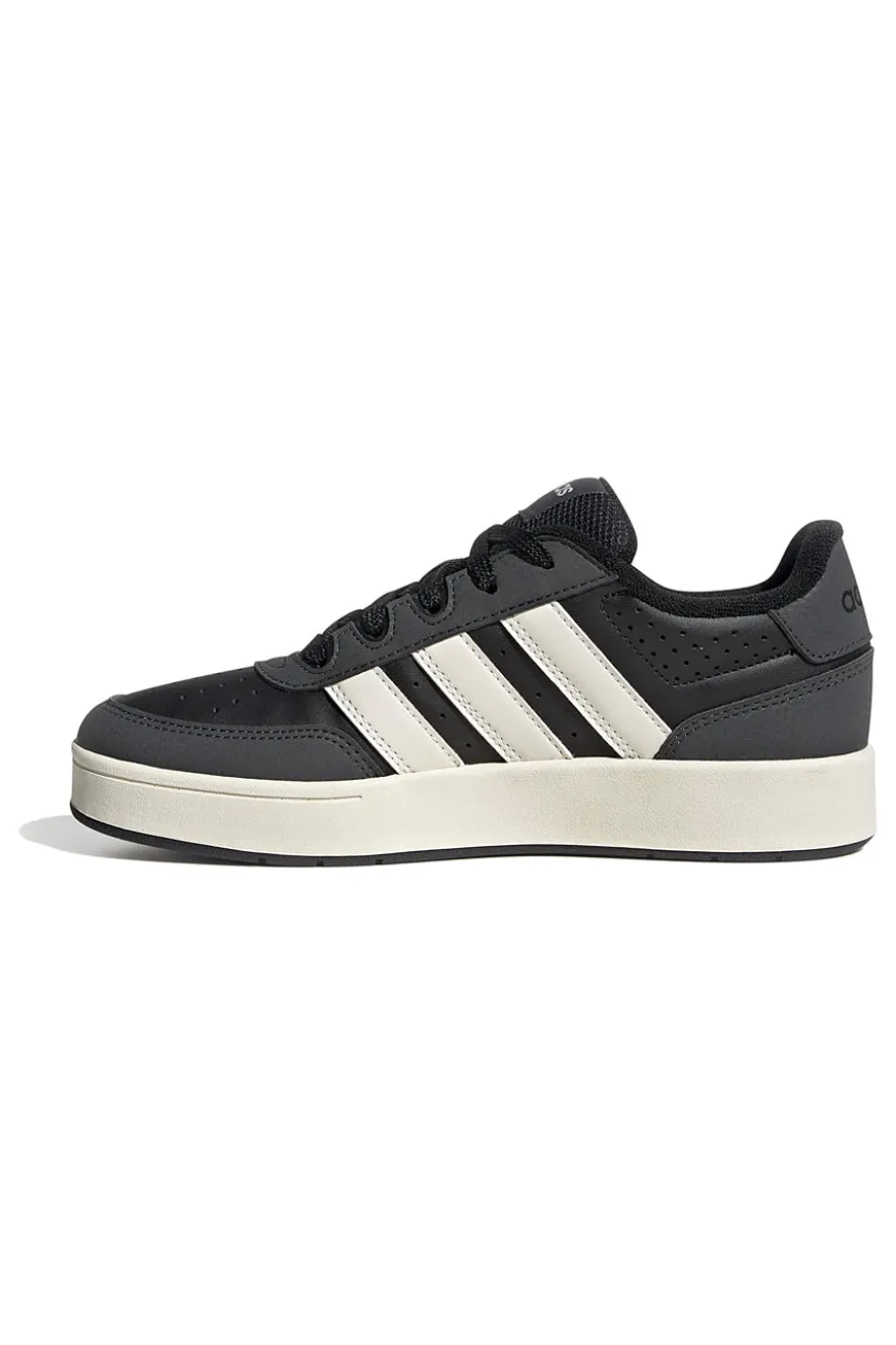 Sneakers nere con suola bianca e strisce Adidas Breakbase J