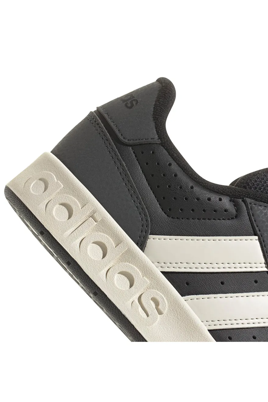 Sneakers nere con suola bianca e strisce Adidas Breakbase J
