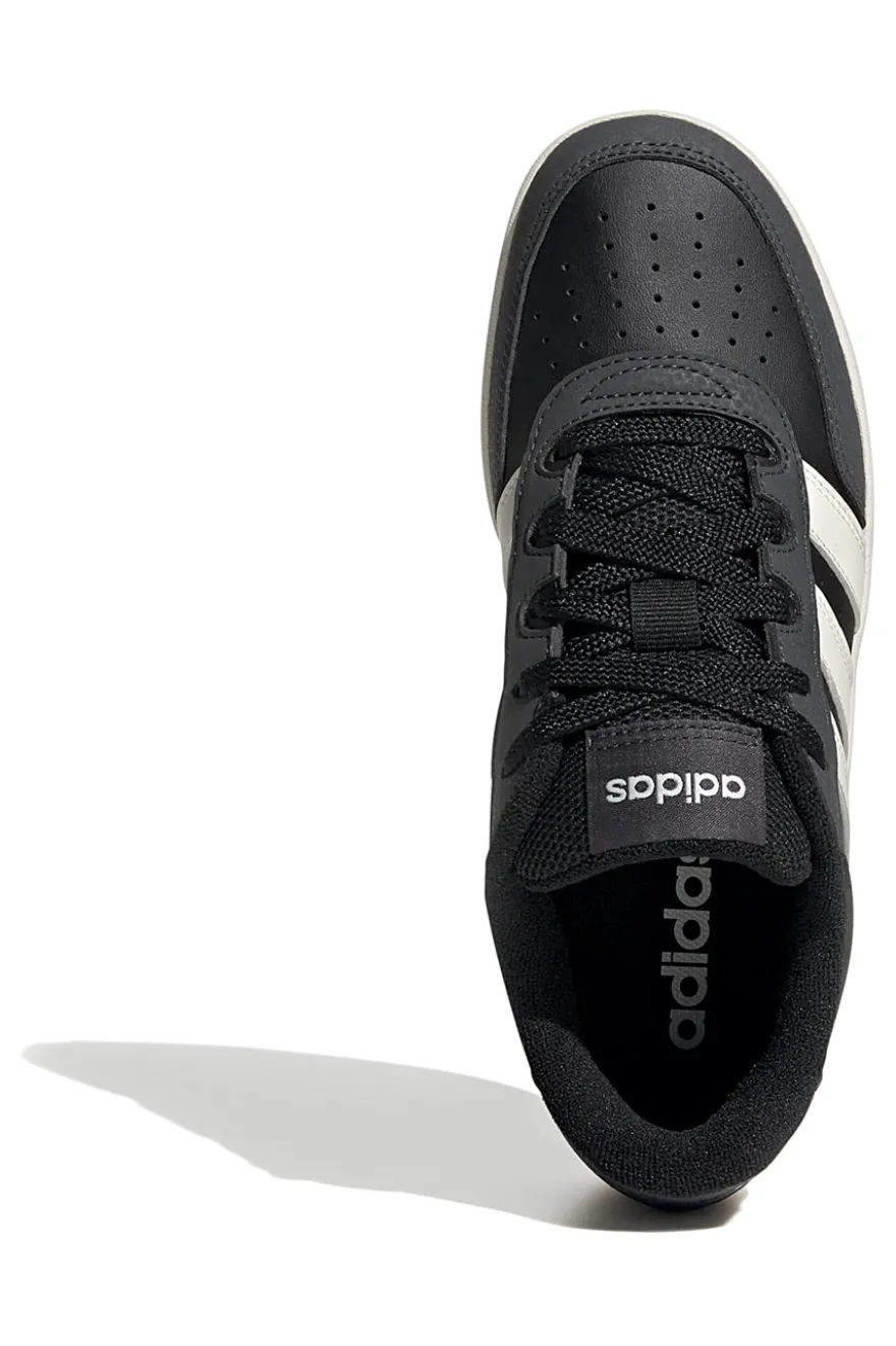 Sneakers nere con suola bianca e strisce Adidas Breakbase J