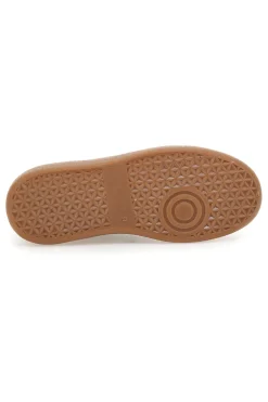 Sneakers nere con suola caramello e dettagli oro Me & Me GB2026