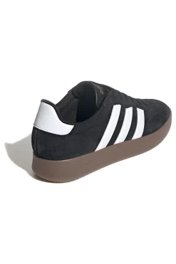Sneakers nere con suola marrone e 3 strisce bianche Adidas Barreda