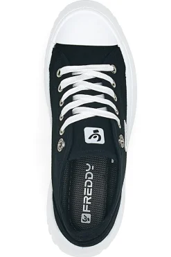 Sneakers Nere Con Suola Platform Bianca FREDDY FY7601