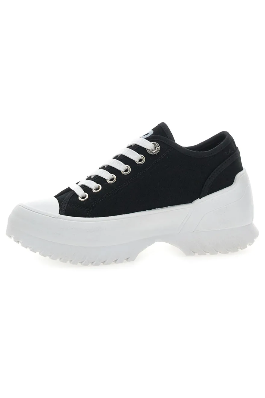 Sneakers Nere Con Suola Platform Bianca FREDDY FY7601