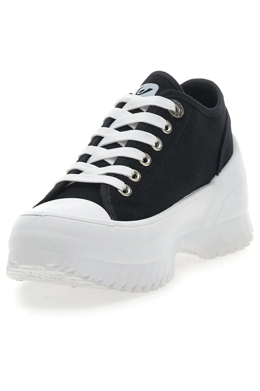 Sneakers Nere Con Suola Platform Bianca FREDDY FY7601